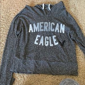 American eagle cropped hoodie